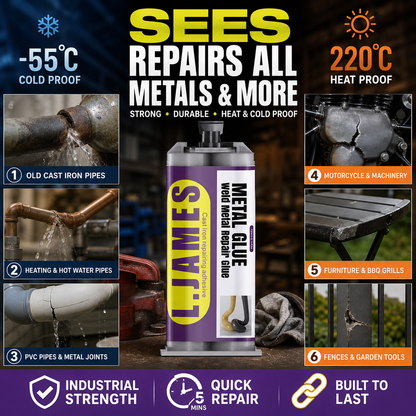 Metal Weld Repair Glue – 2-Part Epoxy for Permanent Metal Repairs