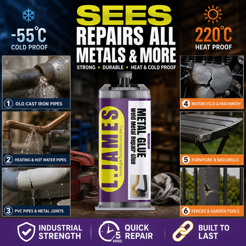 Metal Weld Repair Glue – 2-Part Epoxy for Permanent Metal Repairs