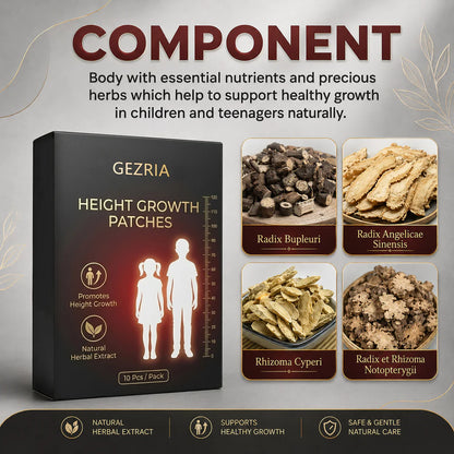 GEZRIA Herbal Foot Care Patches | Nighttime Posture & Wellness Routine