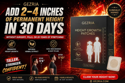 GEZRIA Herbal Foot Care Patches | Nighttime Posture & Wellness Routine