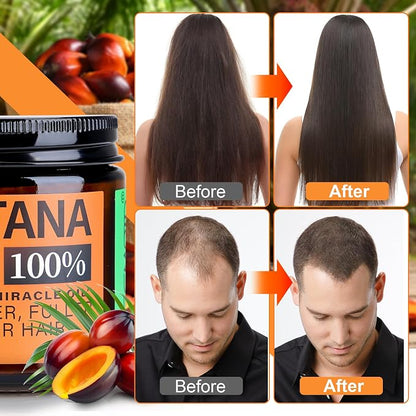 🔥Batana Oil for Hair Growth,Raw Organic Batana Mask from Honduras🌱