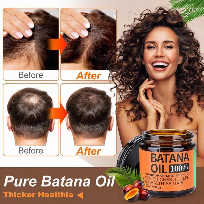 🔥Batana Oil for Hair Growth,Raw Organic Batana Mask from Honduras🌱