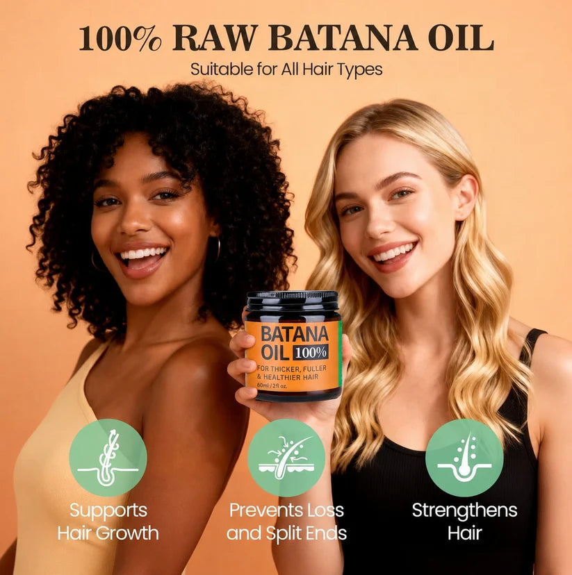 🔥Batana Oil for Hair Growth,Raw Organic Batana Mask from Honduras🌱